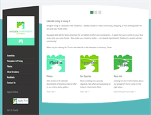 Tablet Screenshot of lakesidegranbury.com